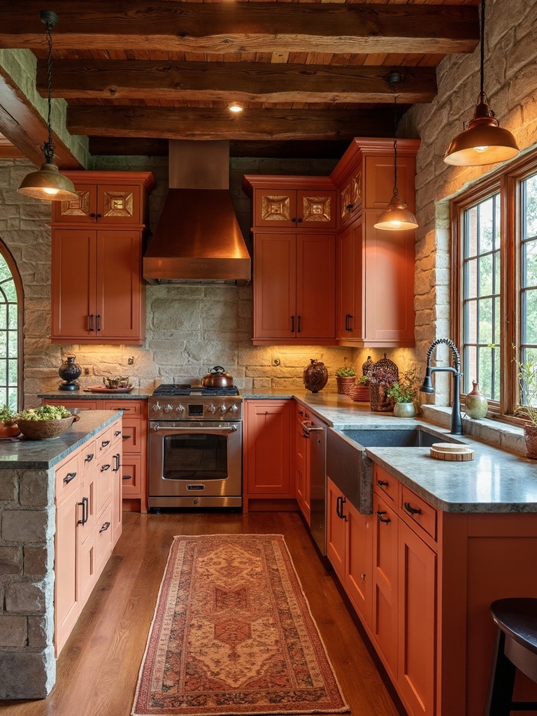 warm autumnal rustic inviting