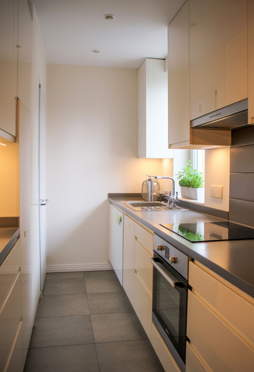 Minimalist compact kitchen