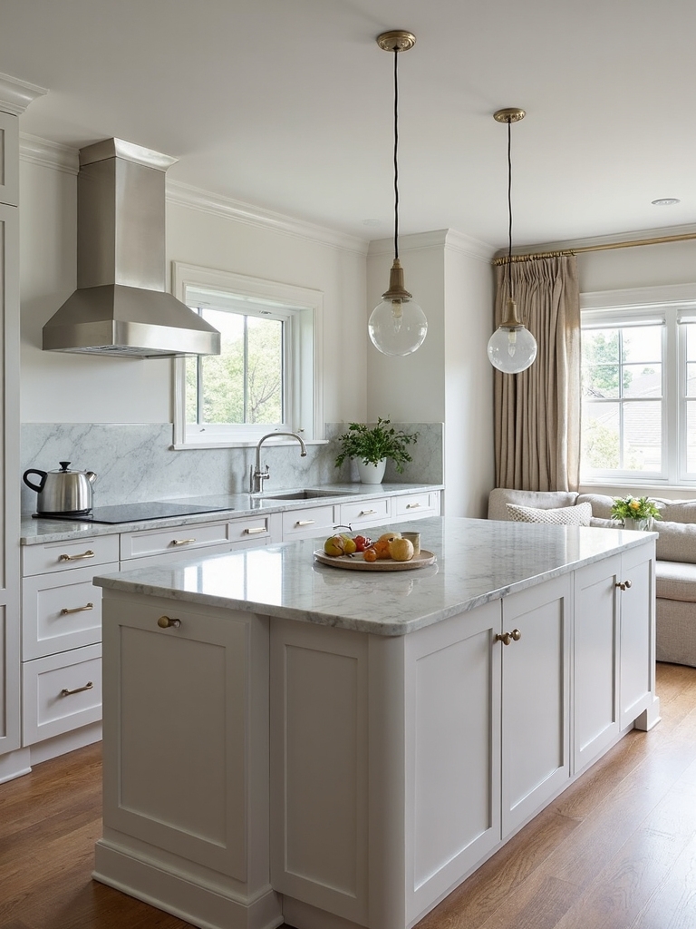 compact kitchen integrated dining solution