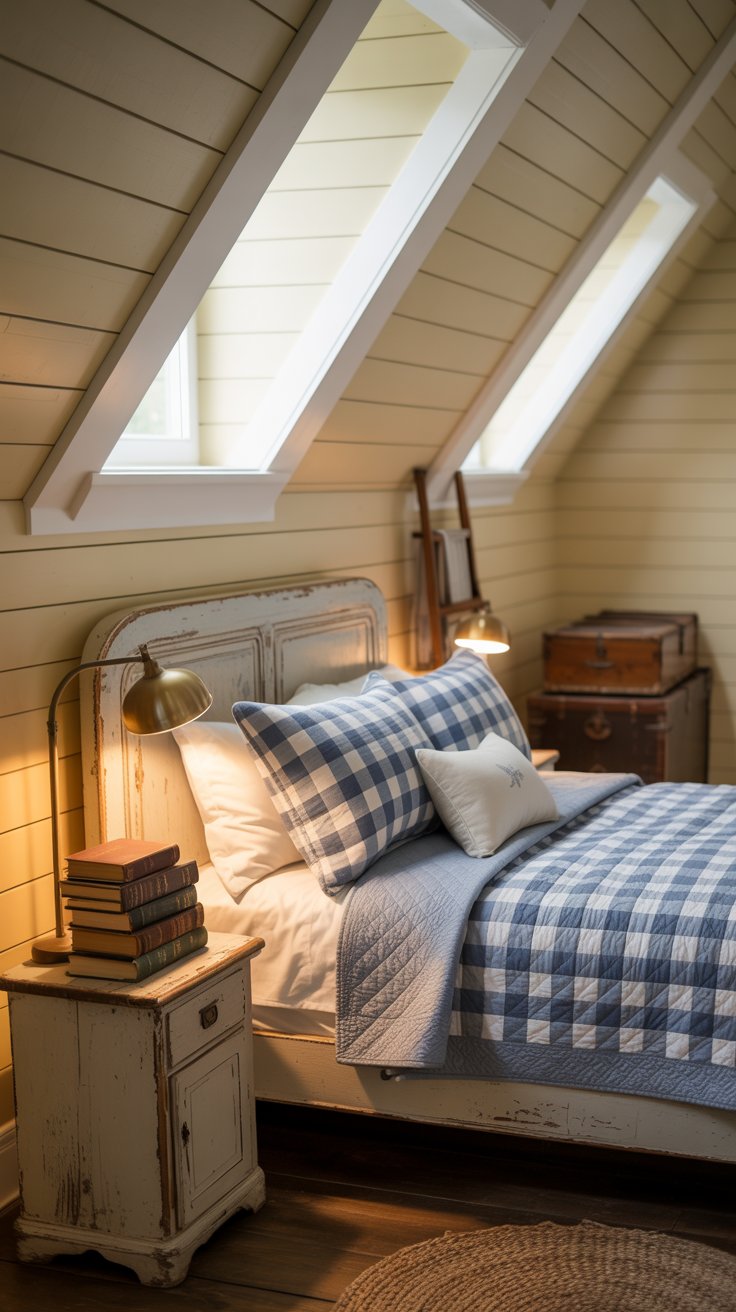 Country Style Attic Bedroom