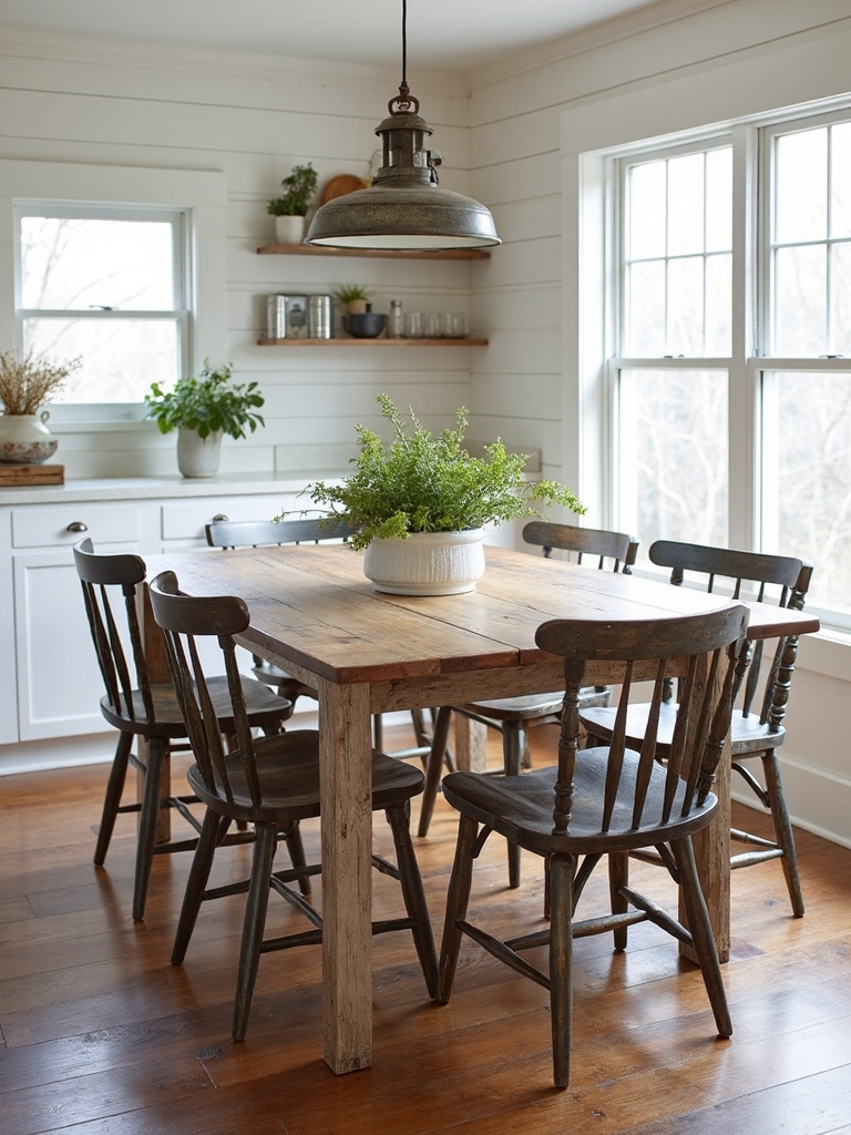 rustic farmhouse aged casual