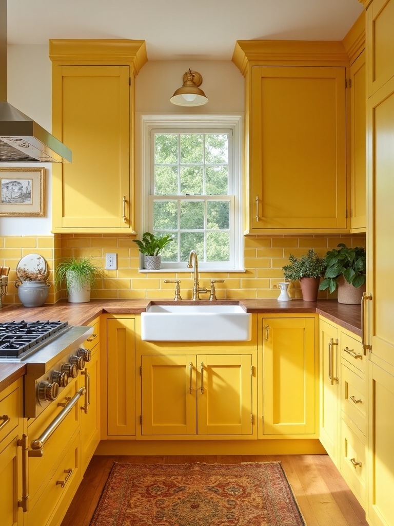 sunny warm welcoming farmhouse