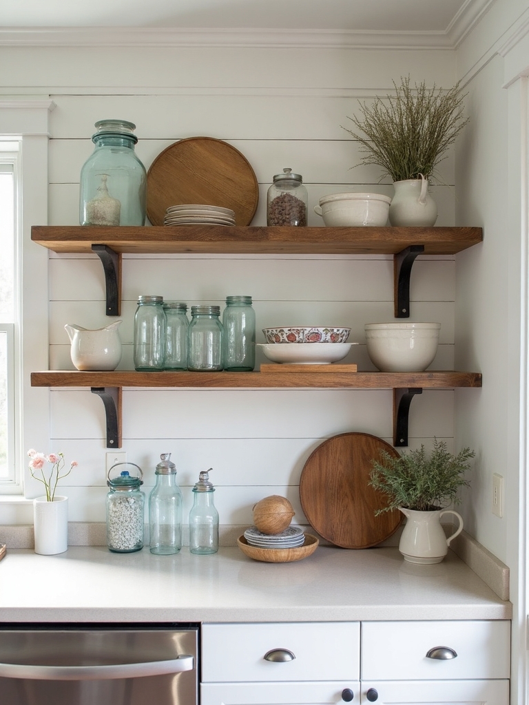 display functional storage shelves