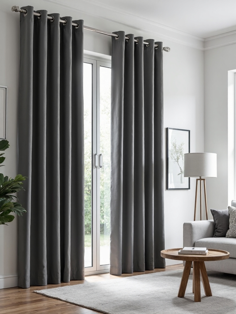 sleek contemporary functional customizable curtains
