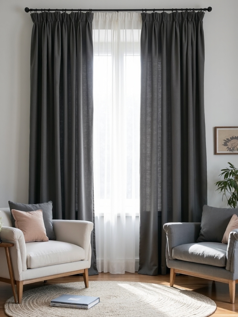 modern pleated curtain sophistication