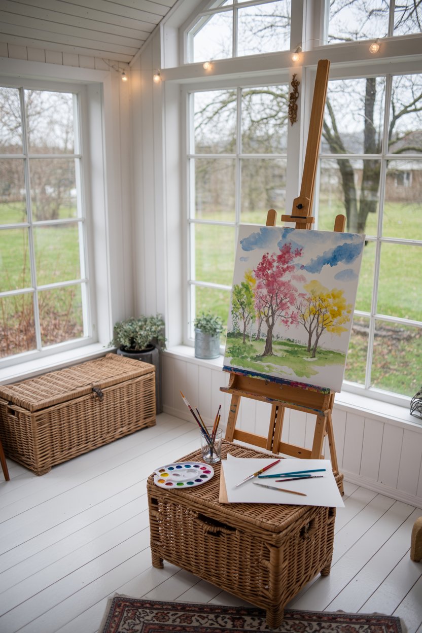 Sunroom Art Studio