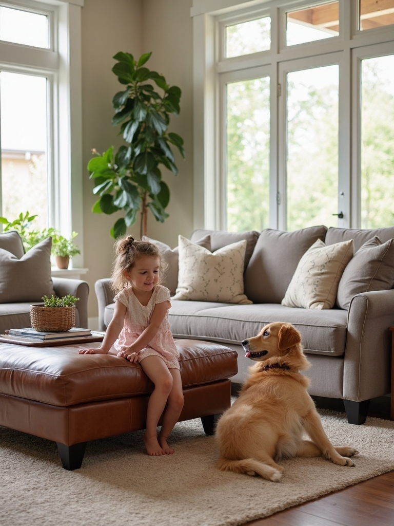 durable stain resistant pet friendly low maintenance fabrics
