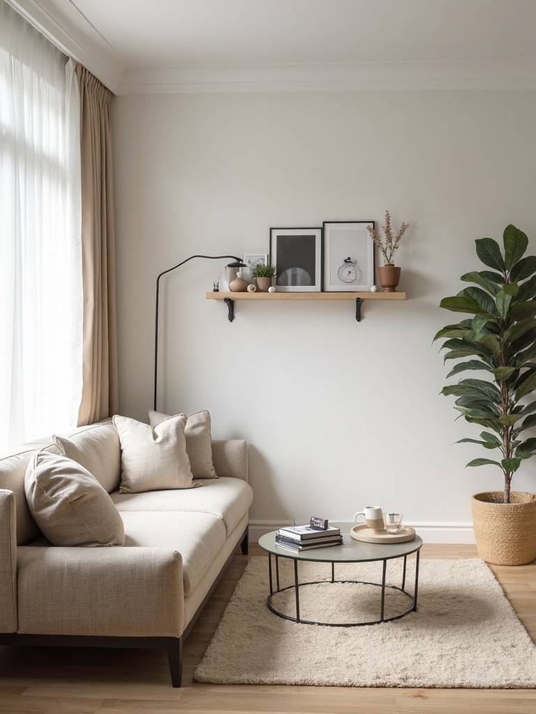 serene functional minimalist harmonious