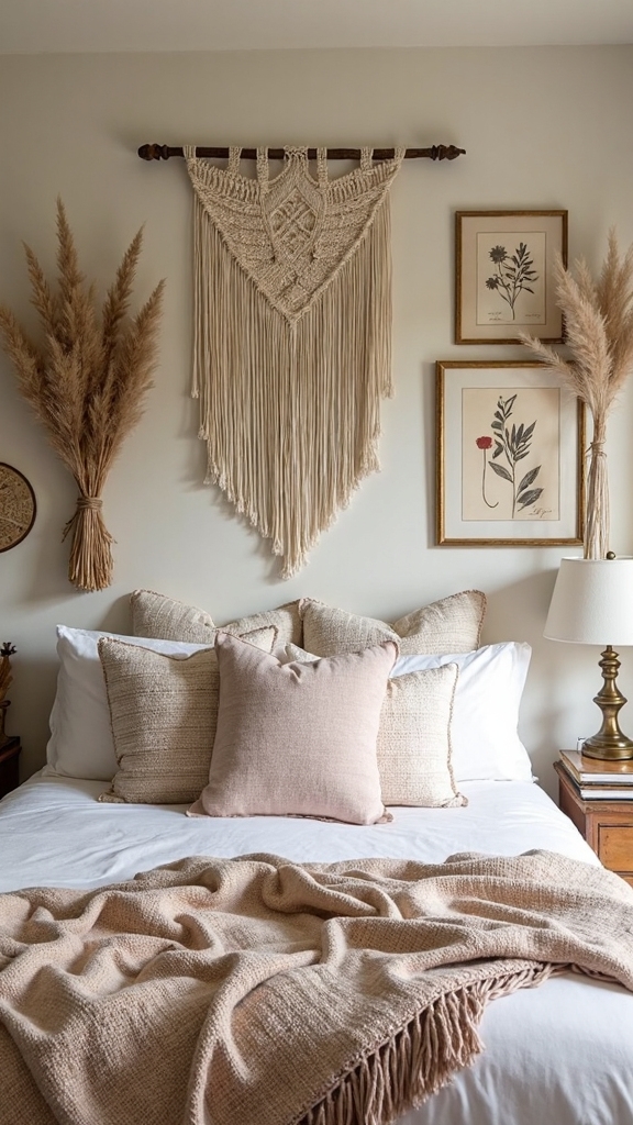 personalized sophisticated bohemian handcrafted wall art