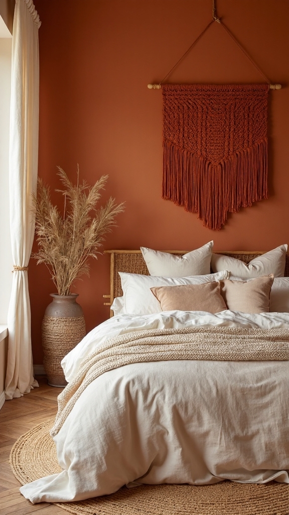cozy vintage boho bedroom
