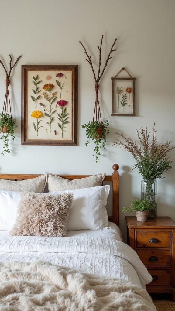 captivating botanical boho bedroom decor