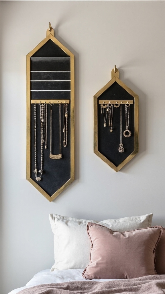 decorative functional jewelry storage display