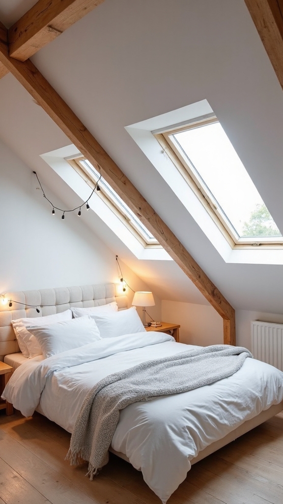 lighting techniques for attic bedrooms