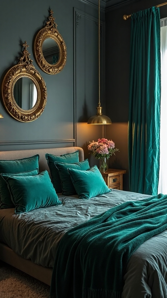 sumptuous jewel toned boho bedroom sanctuary