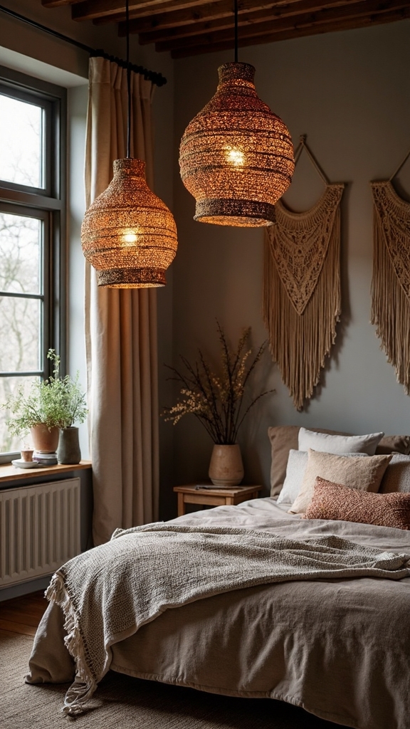 moody boho textural sophisticated