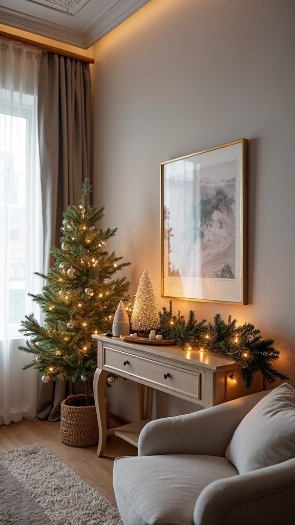 festive furniture mounted christmas displays