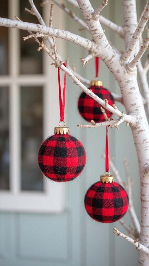 rustic farmhouse christmas tree ornaments