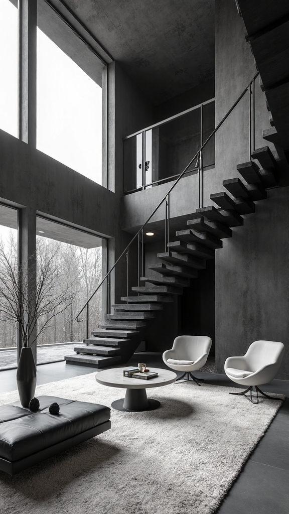 dramatic minimalist architectural sophisticated
