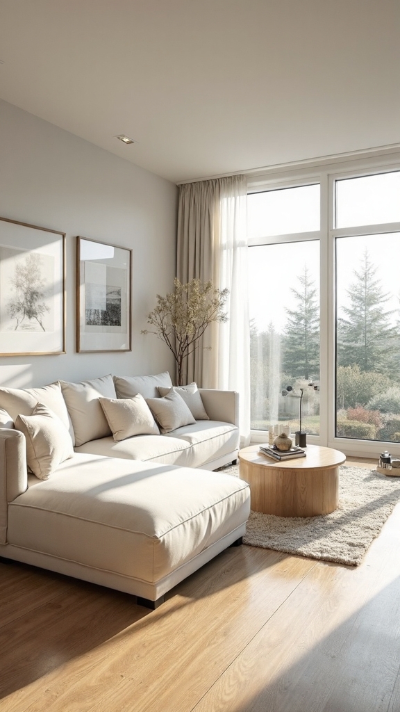 tranquil monochromatic textural minimalist