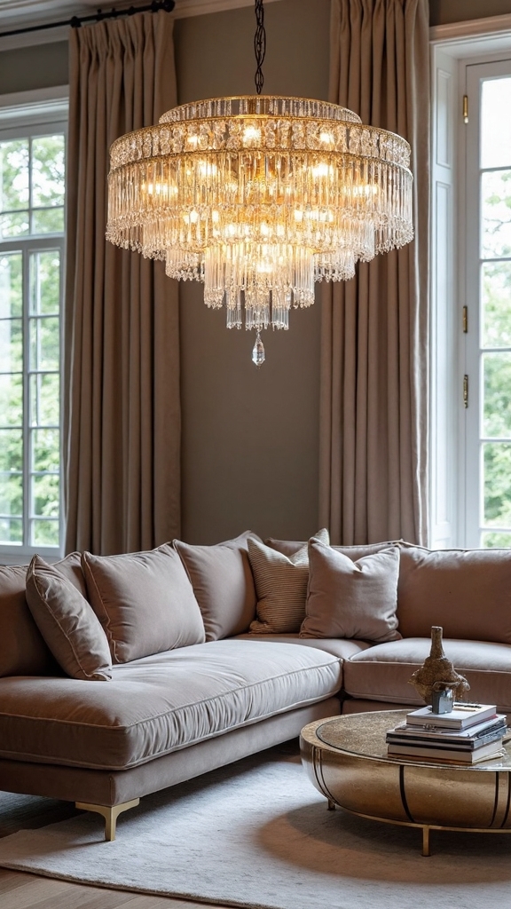 transformative statement overhead lighting