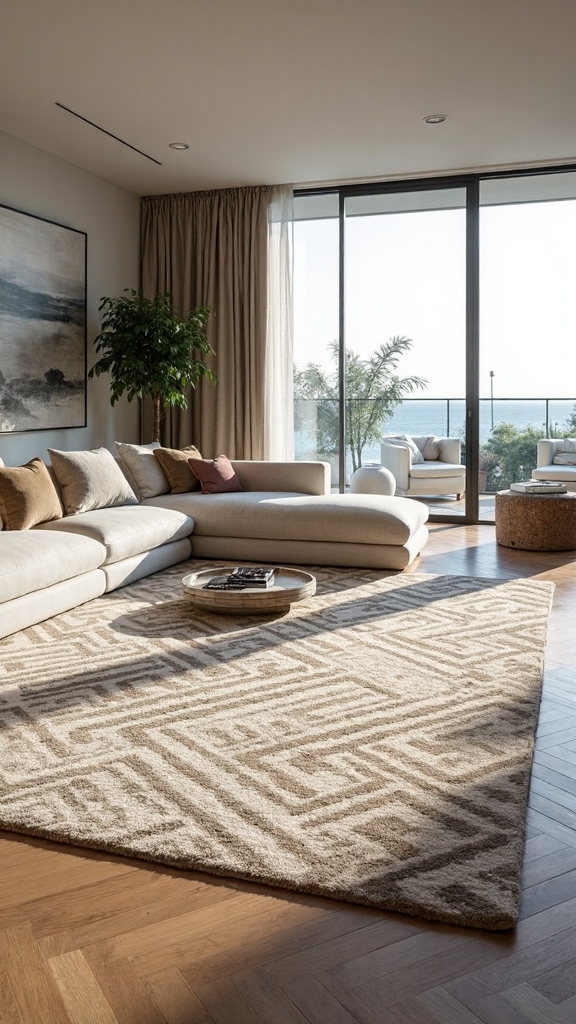 anchor large living room cohesively