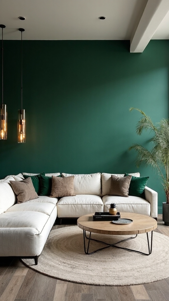 dramatic bold accent wall design