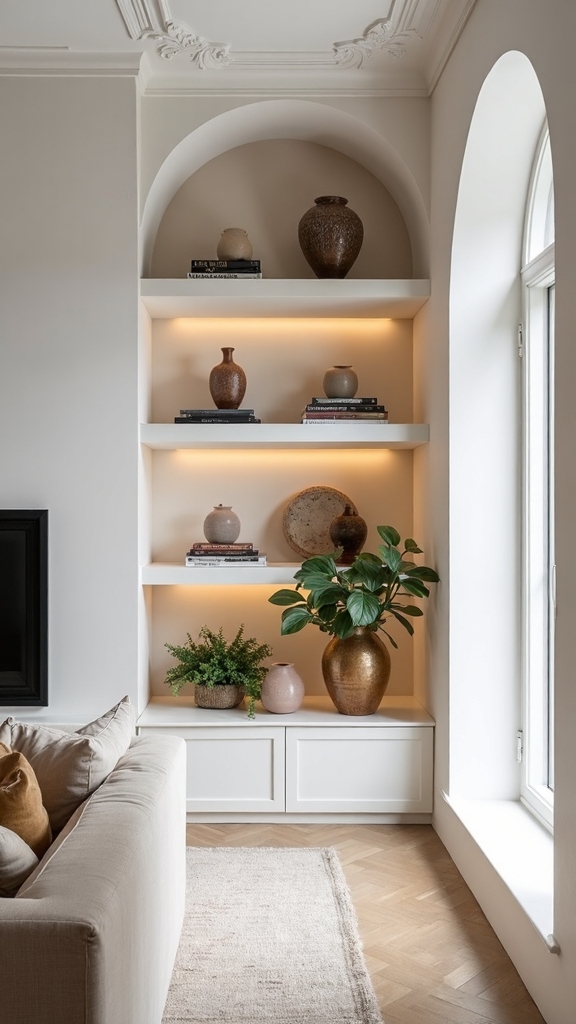 curated versatile display space enhancement