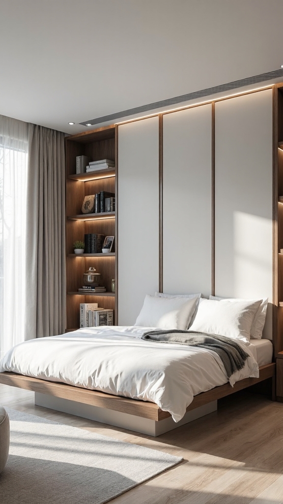 multifunctional space saving murphy bed solution