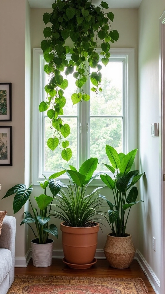 lighting drainage vertical space plant sanctuary