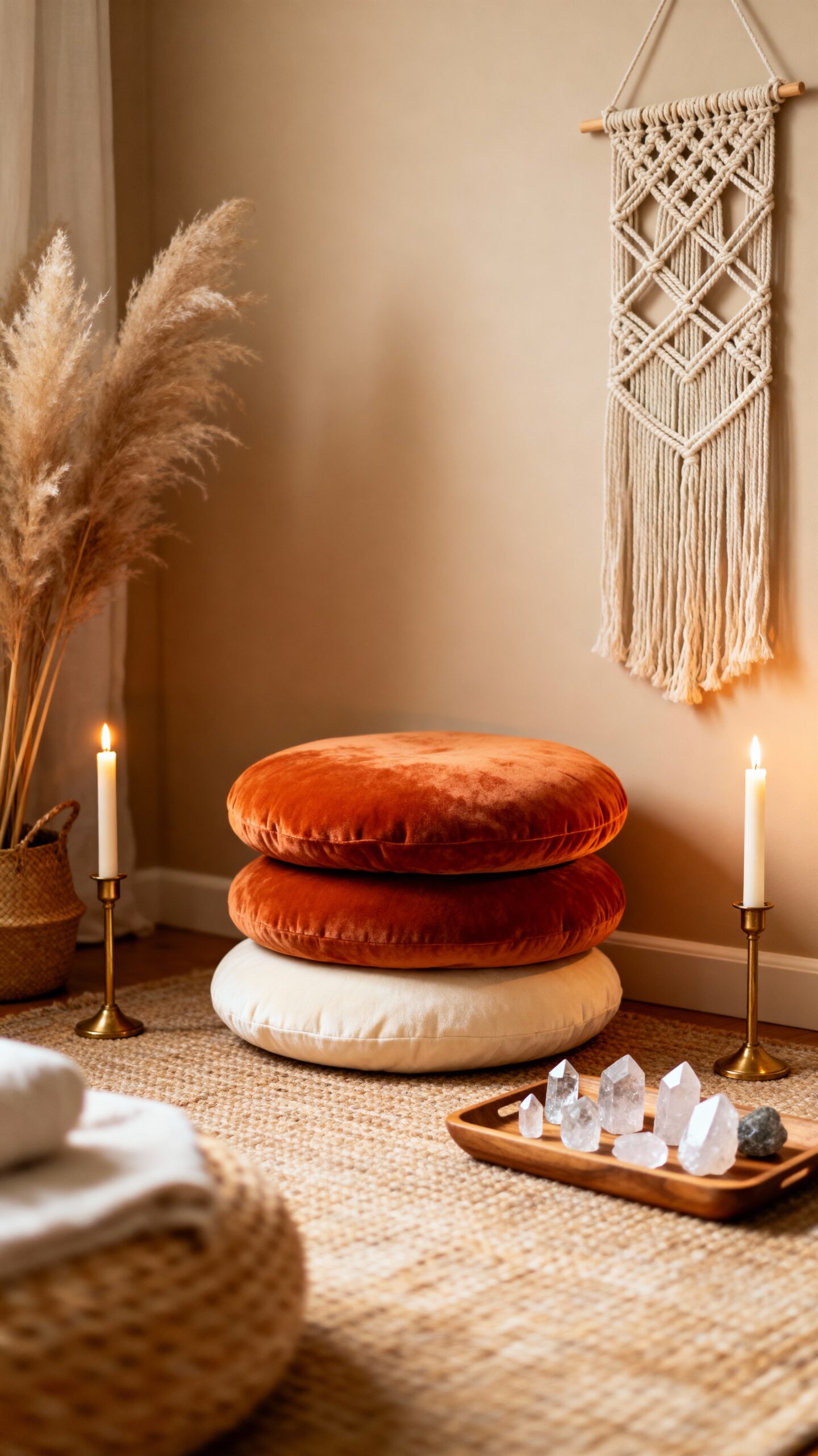 meditative boho bedroom sanctuary nook