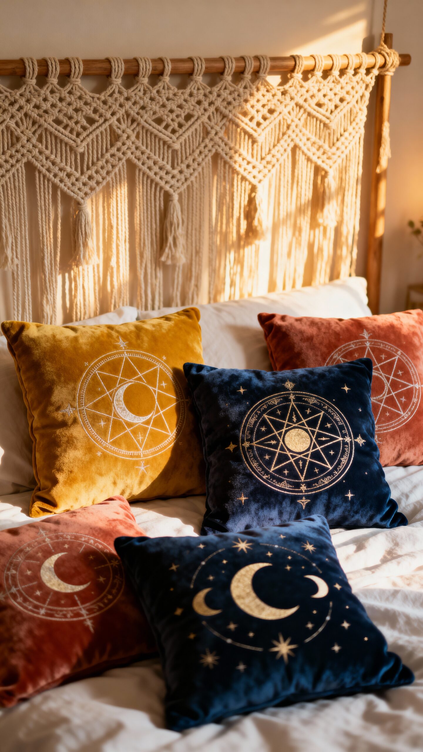mystical textured throw pillow sanctuary