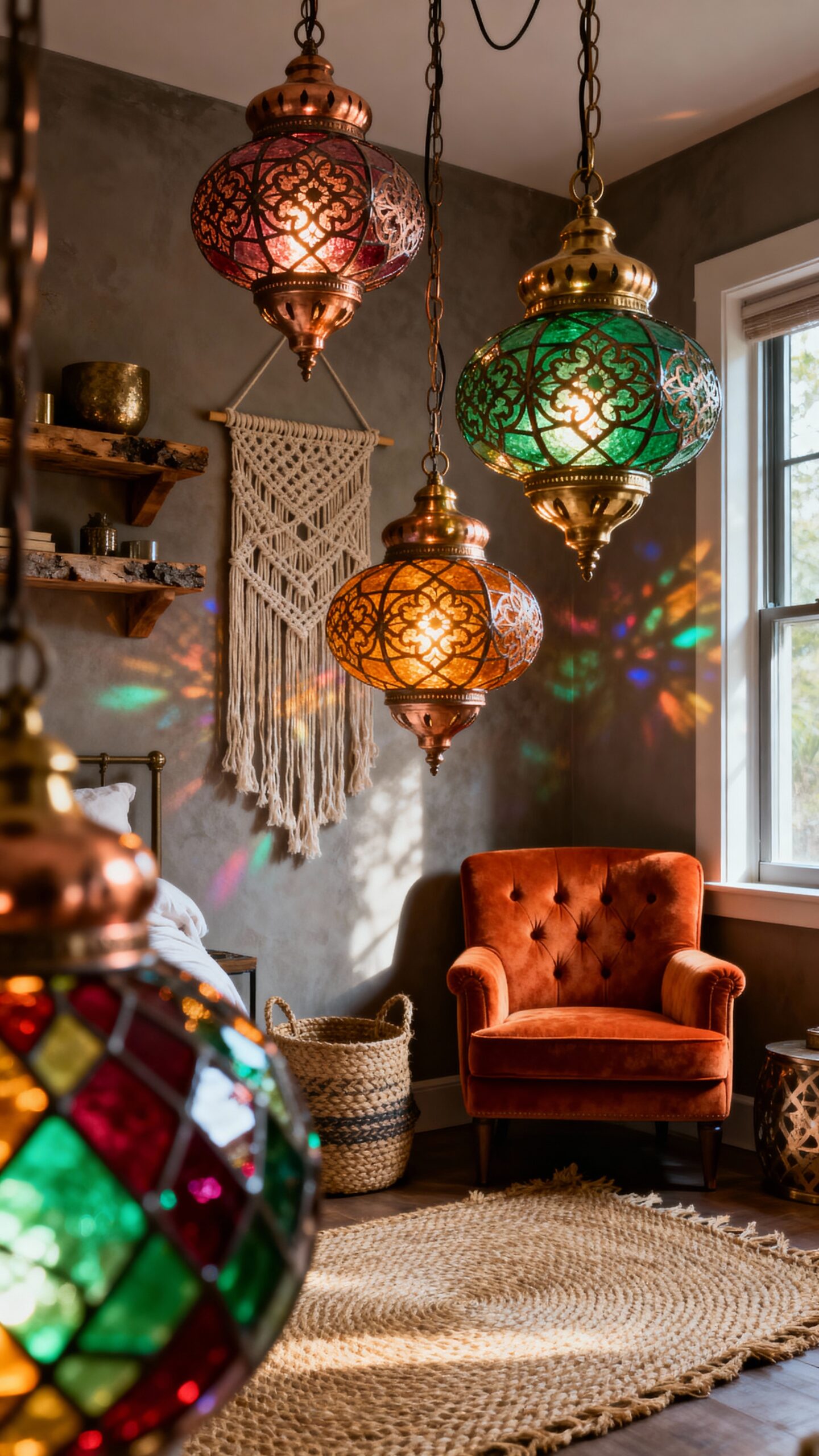 warm layered colorful artistic lighting