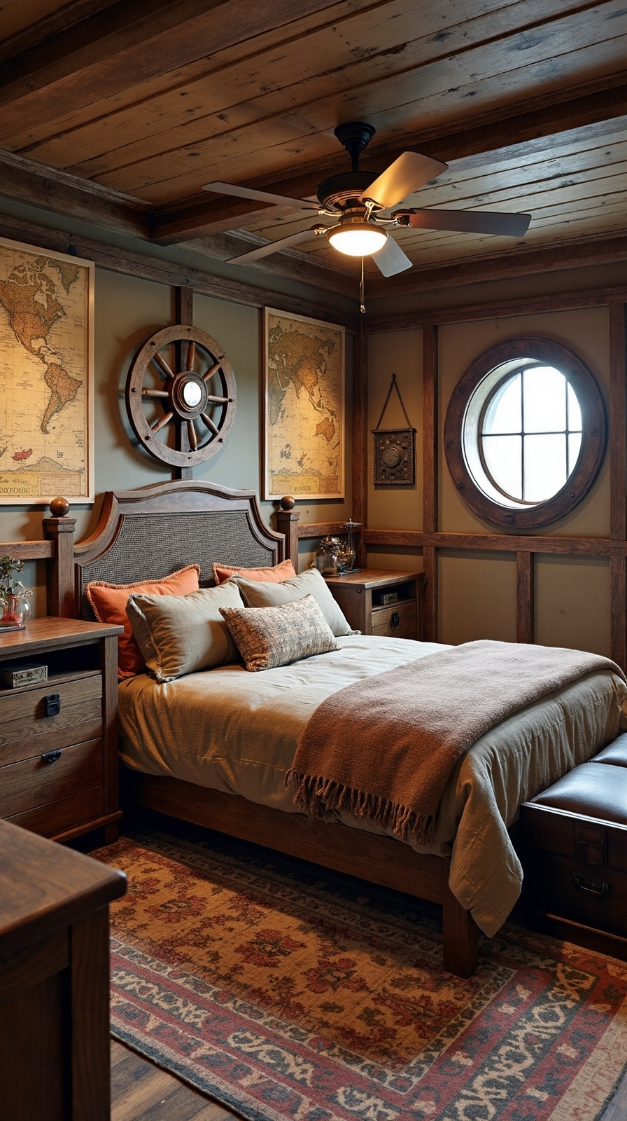 pirate ship themed bedroom