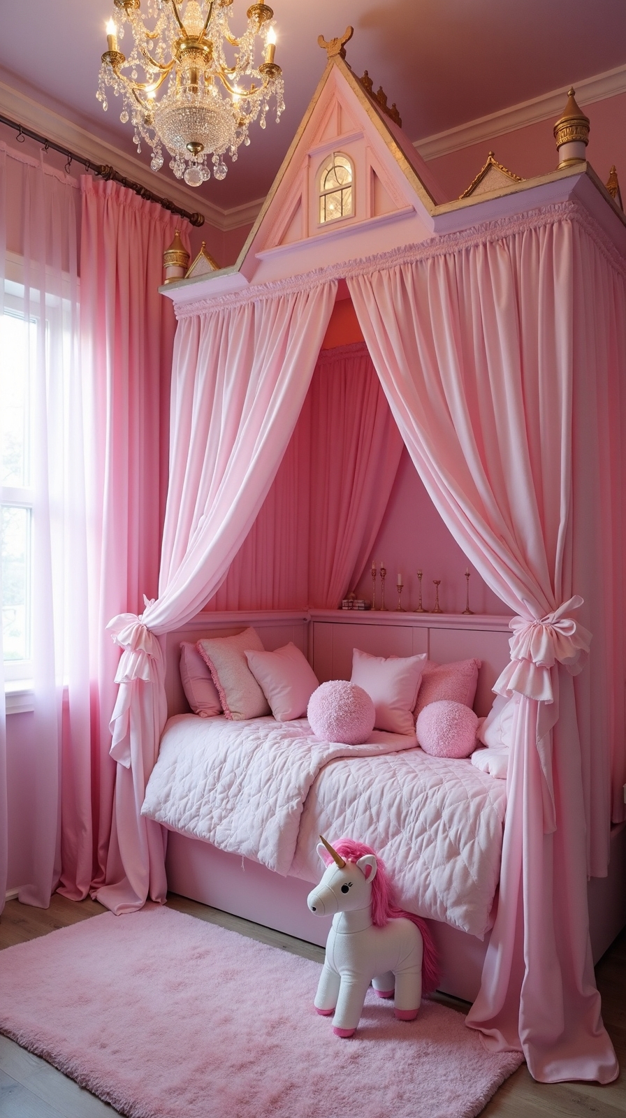 princess castle themed bedroom