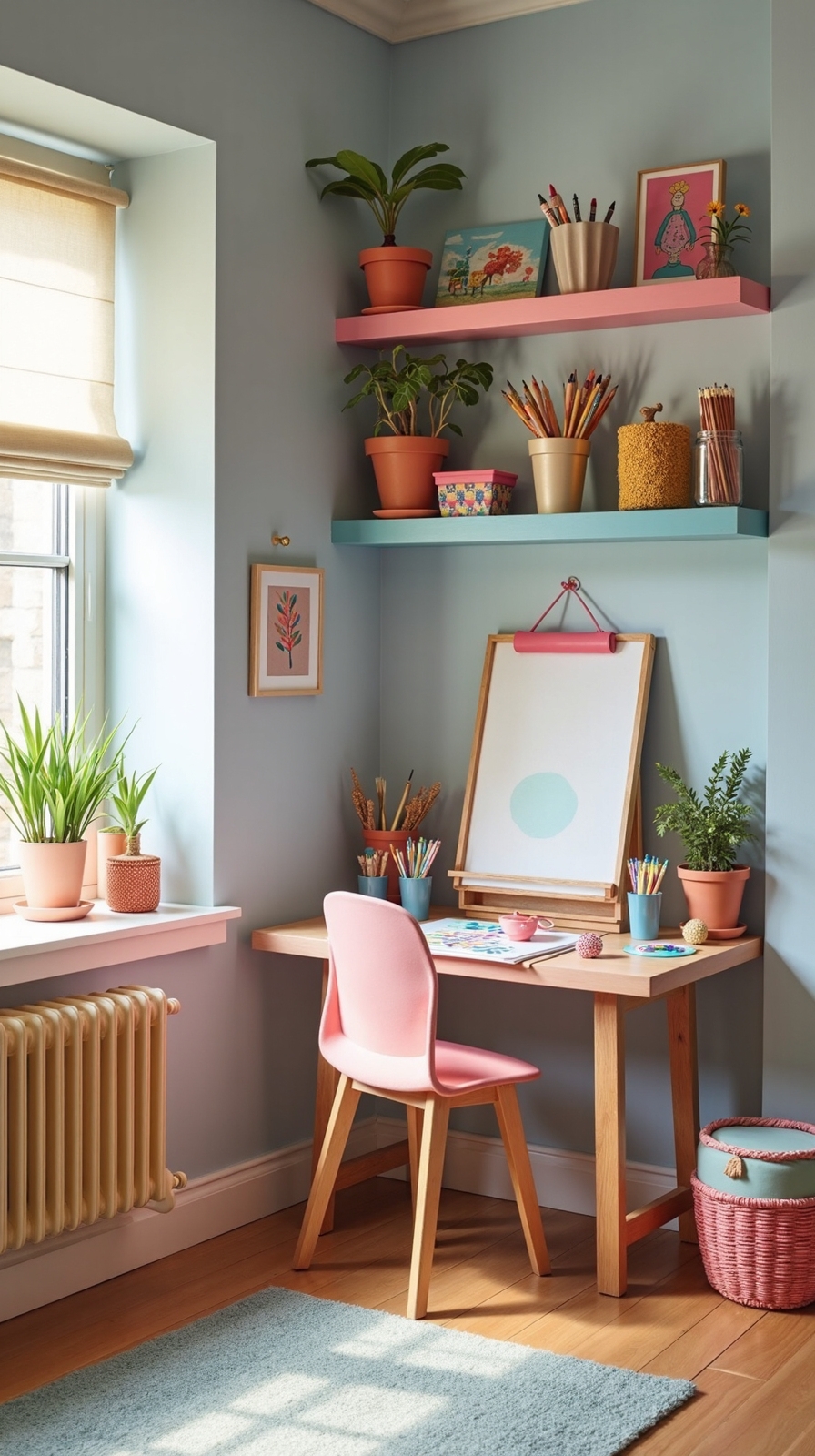 art studio creative corner for kids