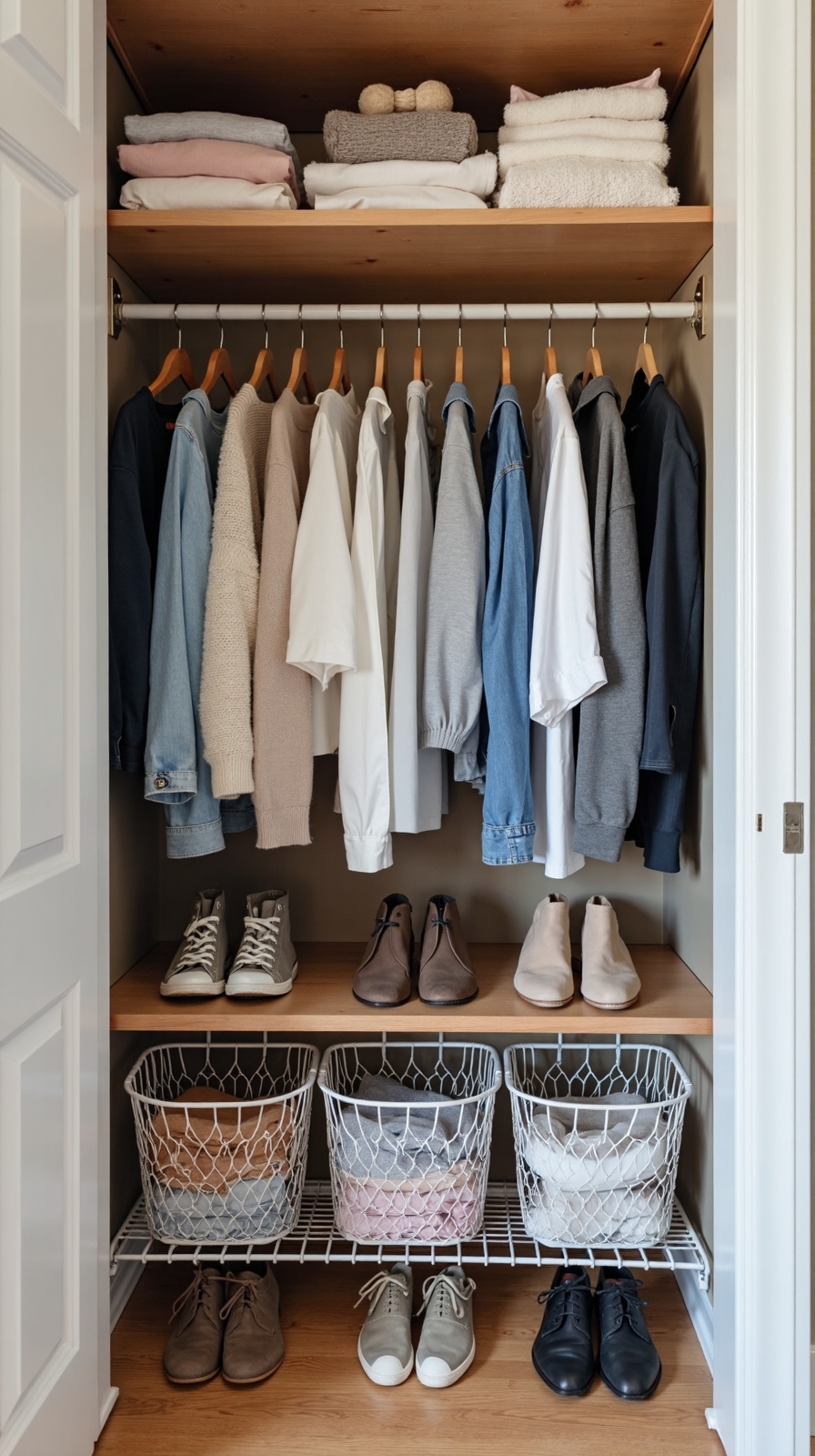 under-shelf basket storage