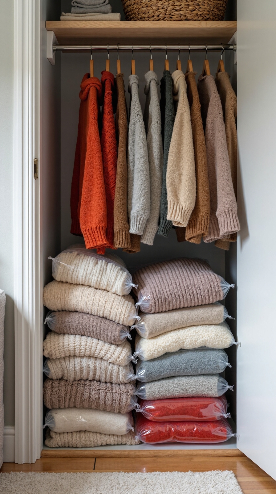 vacuum-sealed bags for seasonal storage