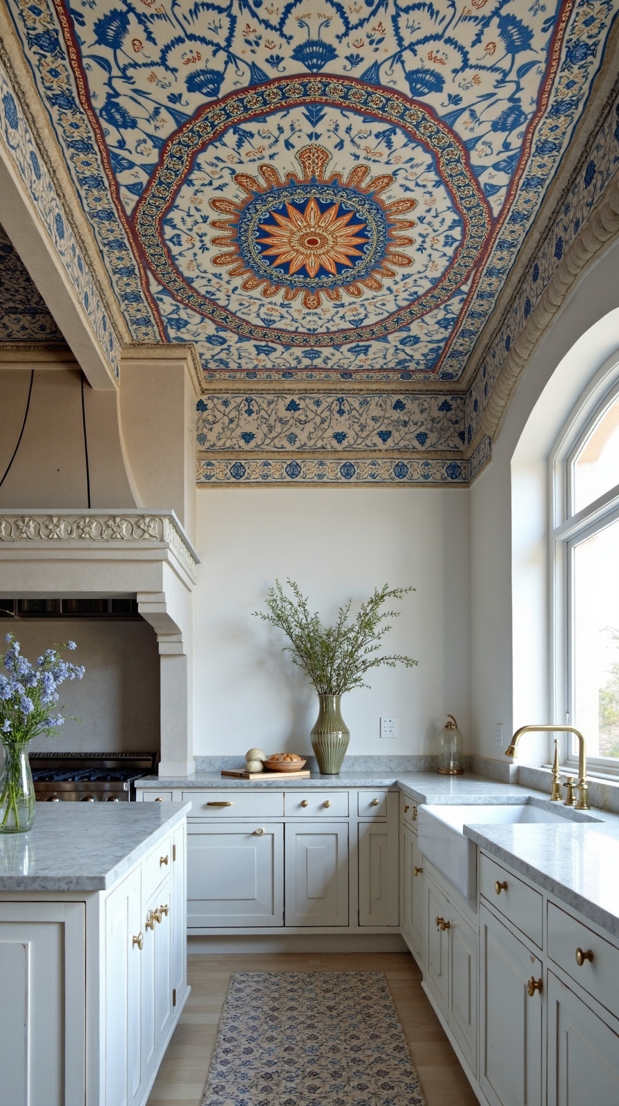 architectural statement ceiling tile centerpiece