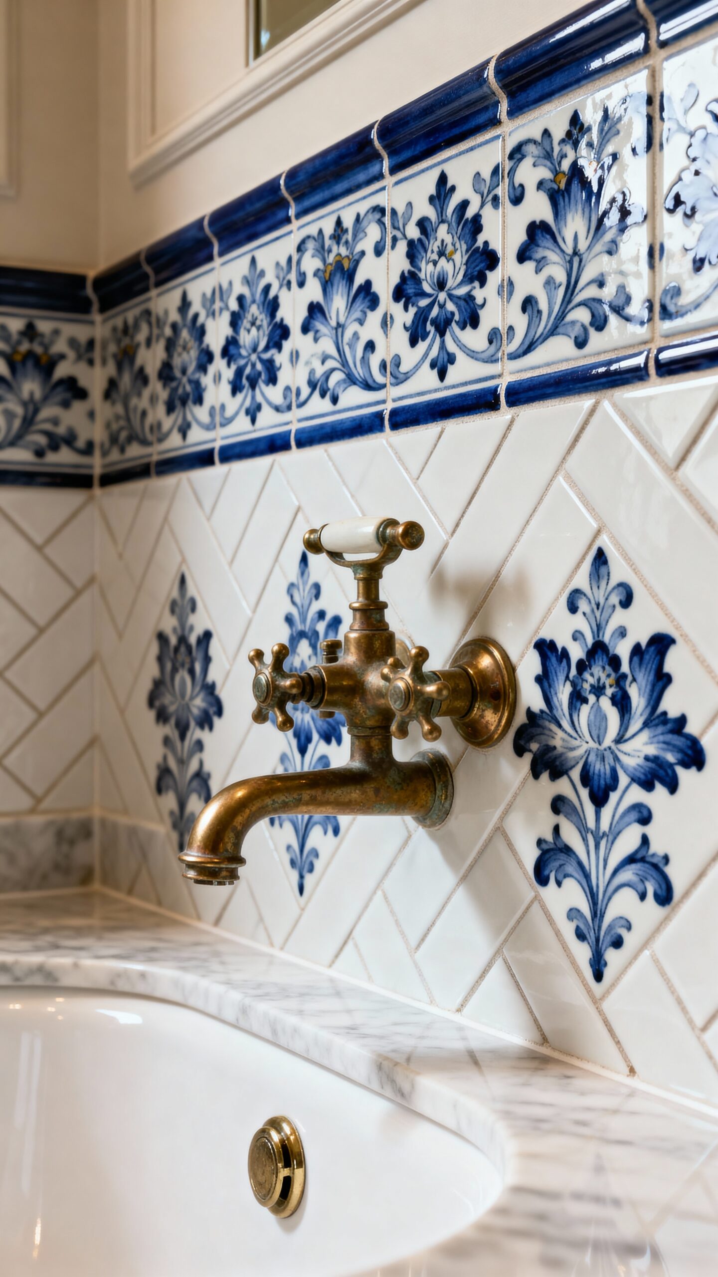 antique tiles with historical charm