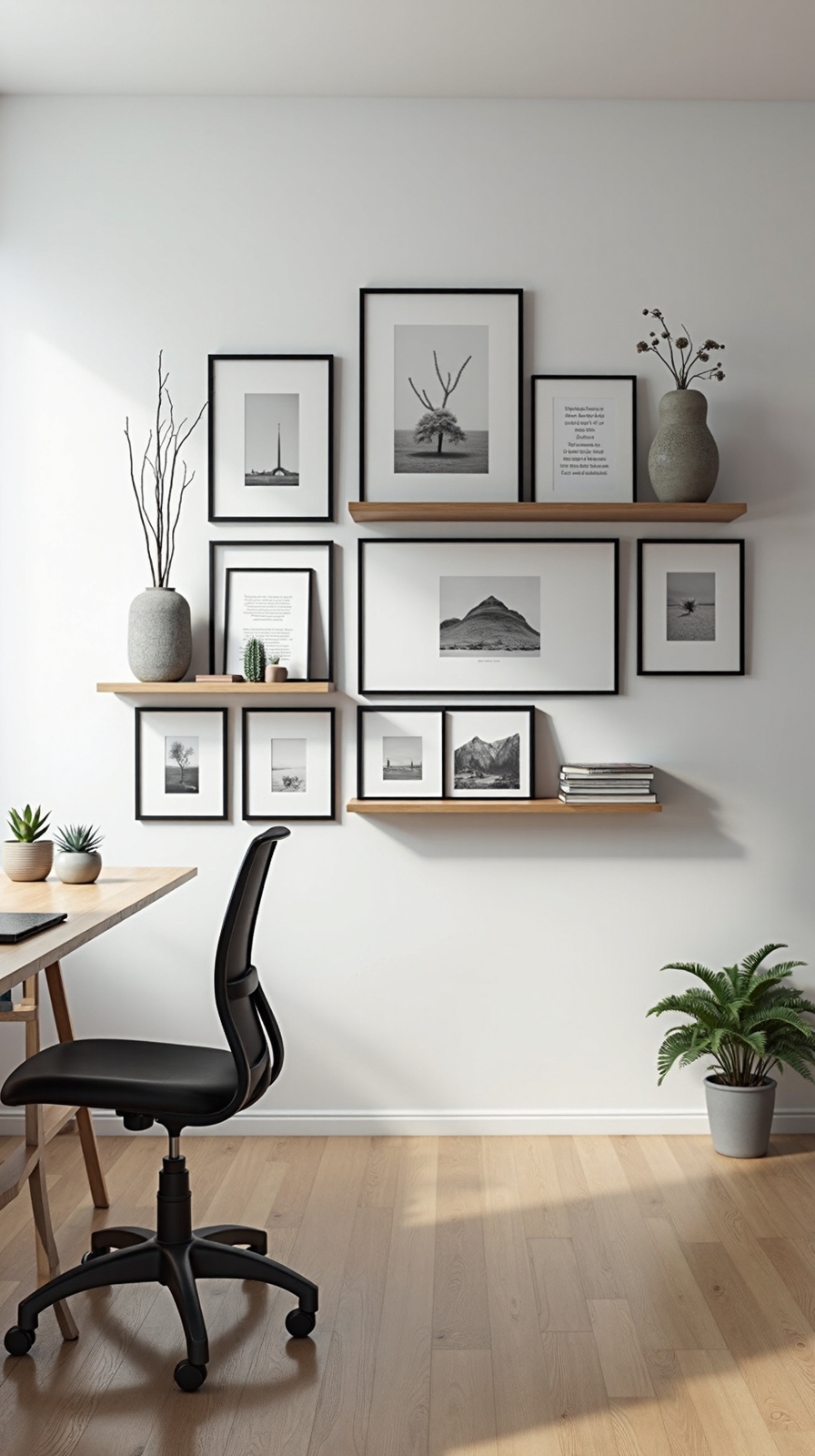 curated workspace inspires productivity