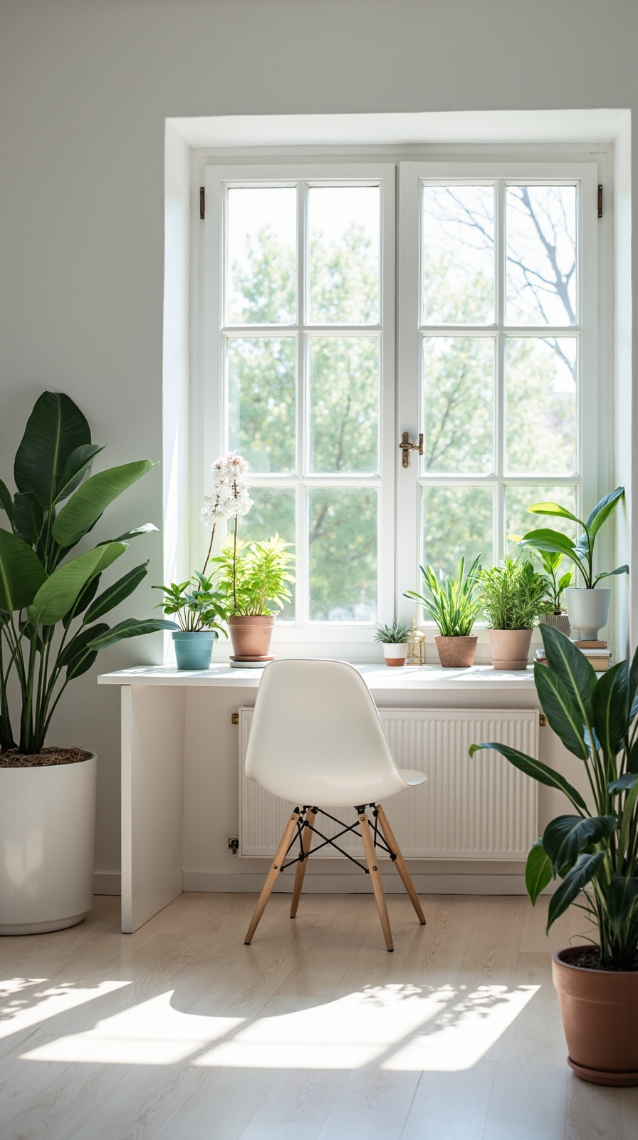 bright airy minimalist verdant