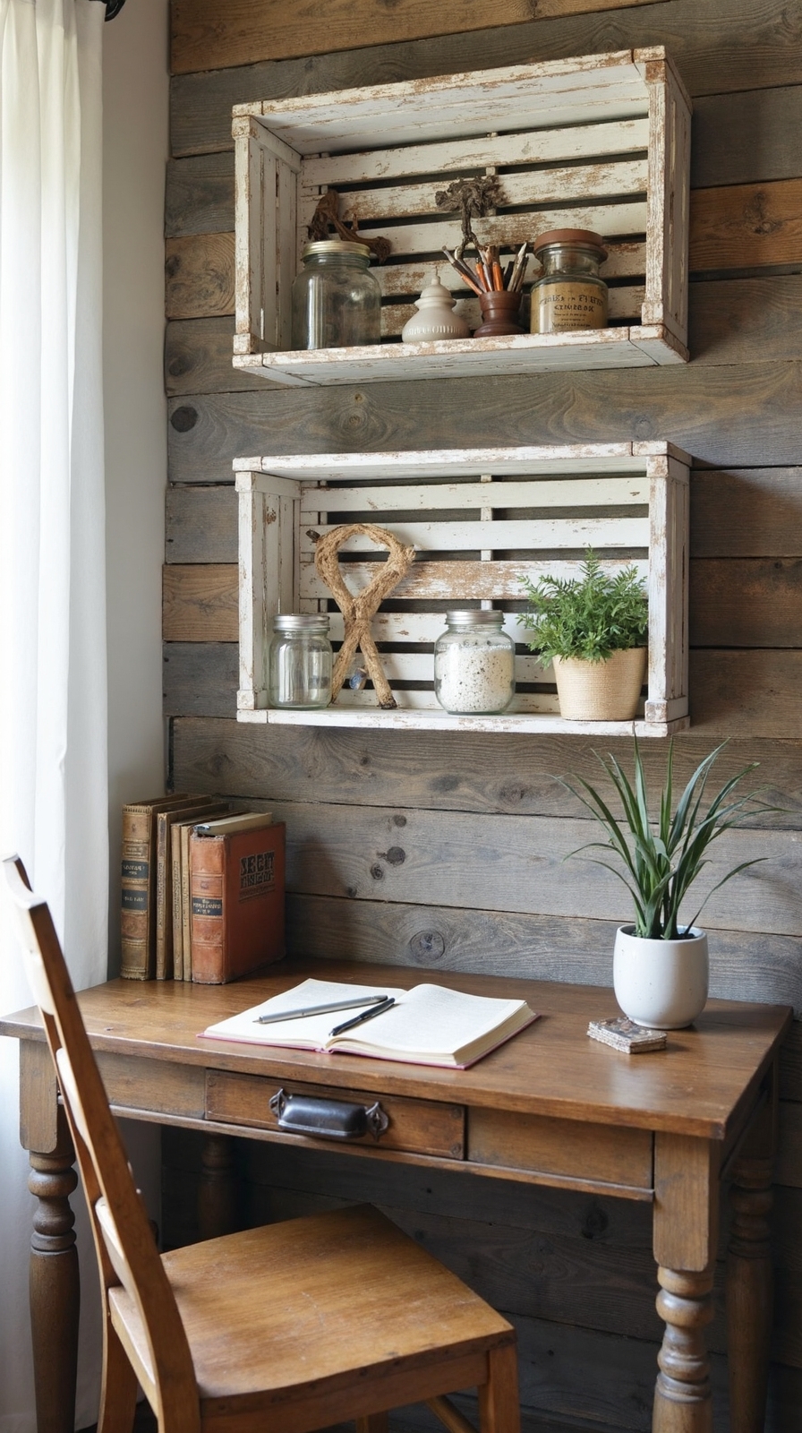 rustic versatile customizable organized storage