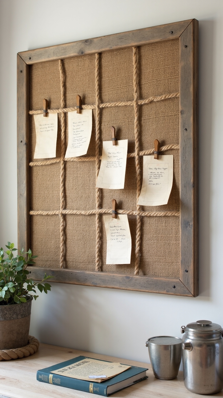 rustic textured functional organized