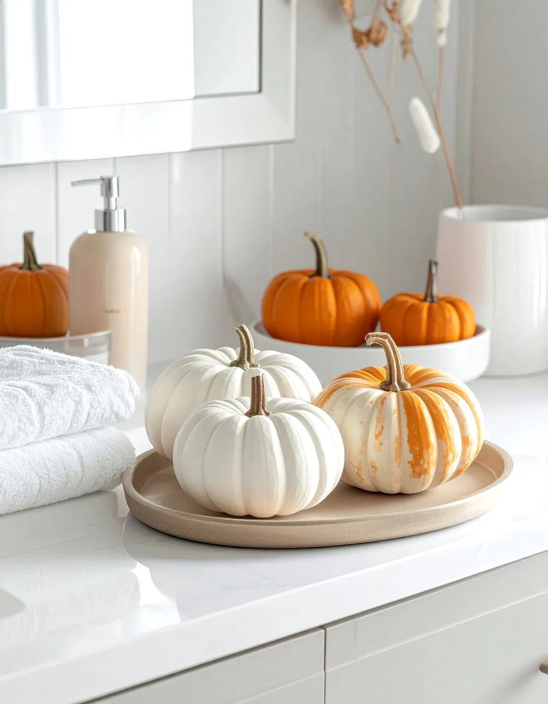 Natural Pumpkin Accents