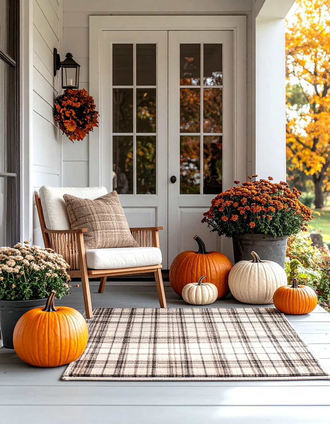Minimalist Porch Styling - 2025 Fall Decor Trends