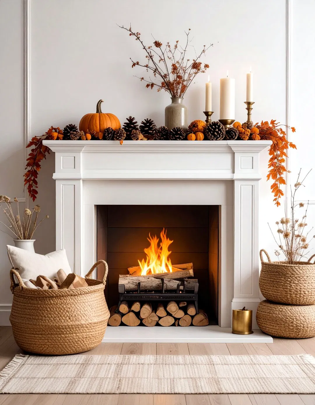 Fireplace Focal Points - 2025 Fall Decor Trends