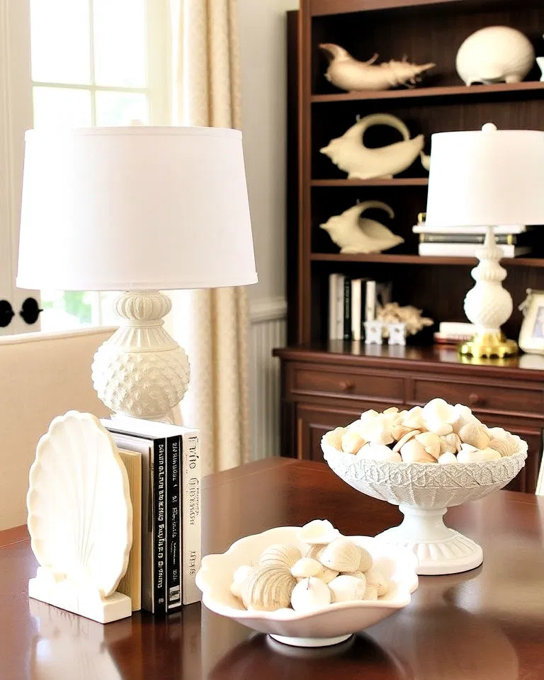 shell inspired accents