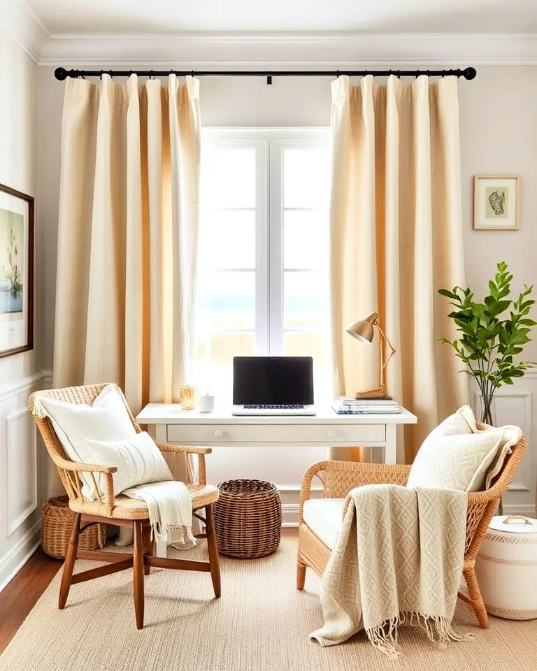 coastal inspired fabrics and textures