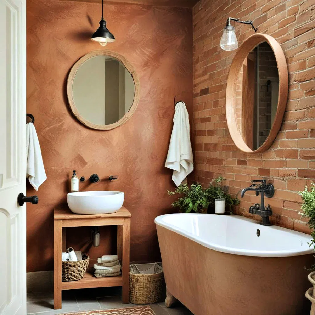 warm earthy terracotta