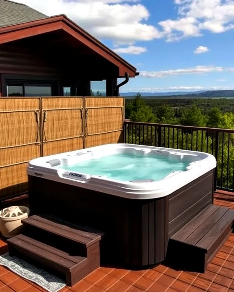 elevated hot tub retreat